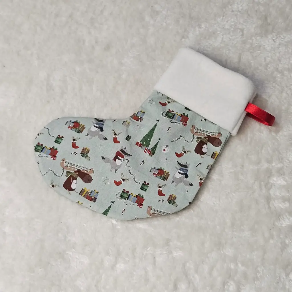 Chaussette de Noël🎄- fond vert