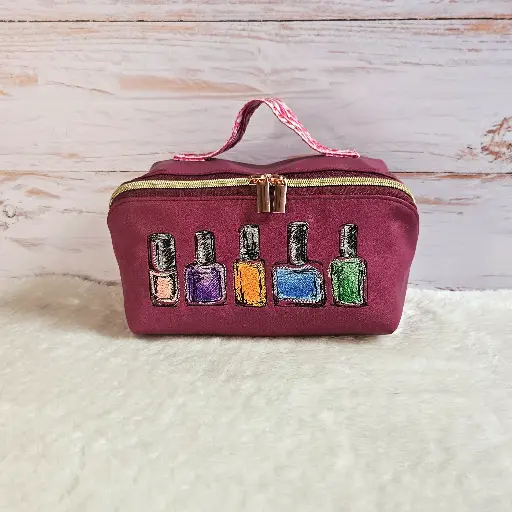 Trousse carrée dépliable - Vernis