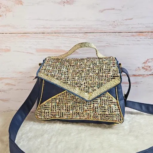 Trapèze - Tweed doré